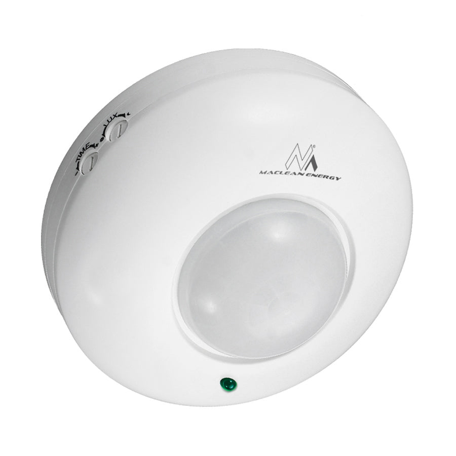 Maclean PIR rörelsedetektor, tak, 1200W, räckvidd 6m, MCE19