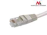 Maclean UTP patchkabel, plug-in, Cat5e, 0,5m, grå, MCTV-646