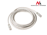 Maclean UTP patchkabel, plug-in, Cat5e, 0,5m, grå, MCTV-646