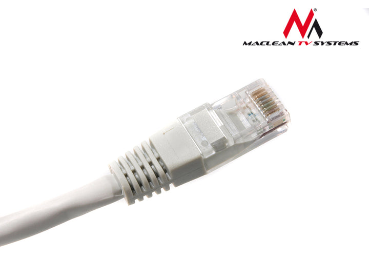 Nätverkskabel patchkabel UTP Cat.5e 24AWG, 2 x RJ45 hane 0,5 m Maclean MCTV-646