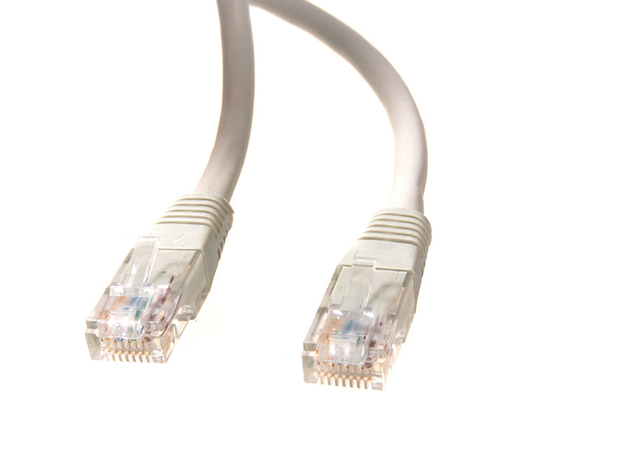 Nätverkskabel UTP LAN CAT5e, avslutad med RJ45-kontakter, grå - 20m MCTV-650