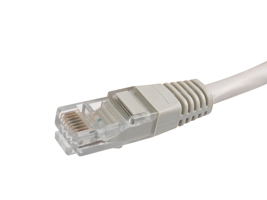 Nätverkskabel UTP LAN CAT5e, avslutad med RJ45-kontakter, grå - 20m MCTV-650