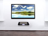 Maclean MC-629 Kvalitetsglas DVD-hyllplan SkyBox Vikt max 8 kg Svart
