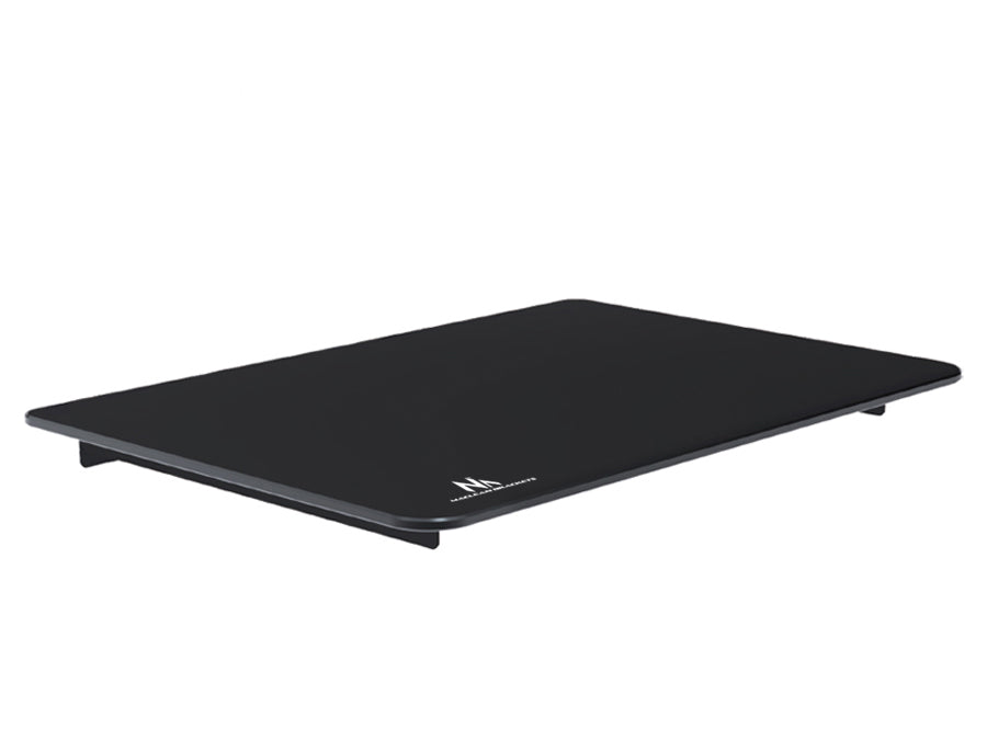 Maclean MC-629 Kvalitetsglas DVD-hyllplan SkyBox Vikt max 8 kg Svart