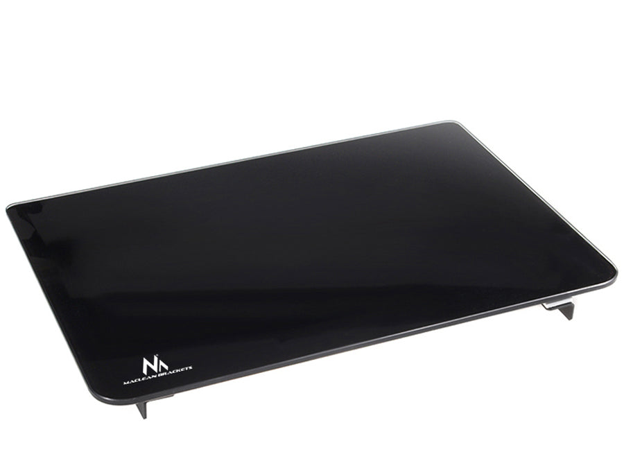 Maclean MC-629 Kvalitetsglas DVD-hyllplan SkyBox Vikt max 8 kg Svart