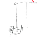 Maclean takfäste för TV, max VESA 400x400, 32-65", 50kg, MC-631