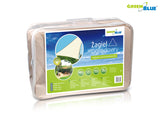 UV polyester trädgård skugga segel 3.6m triangel GreenBlue GB500 grädde hydrofob yta