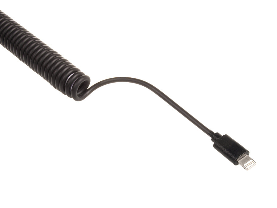 Maclean billaddare, Lightning spiral, 2xUSB, 5,2A, 1,8m, MCE76