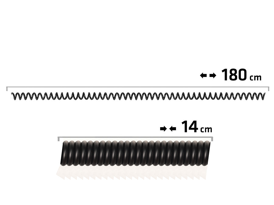 Maclean billaddare, Lightning spiral, 2xUSB, 5,2A, 1,8m, MCE76