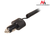 Maclean billaddare, Lightning spiral, 2xUSB, 5,2A, 1,8m, MCE76