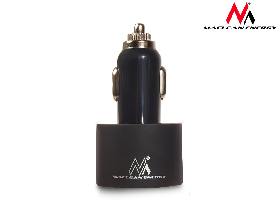 Maclean billaddare, Lightning spiral, 2xUSB, 5,2A, 1,8m, MCE76