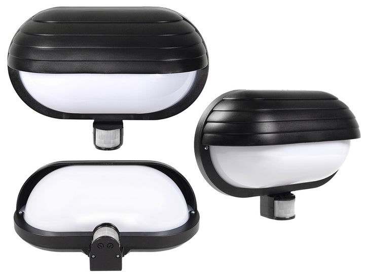 Maclean väggarmatur, med PIR-sensor, max. 60 W, 180°, MCE33B