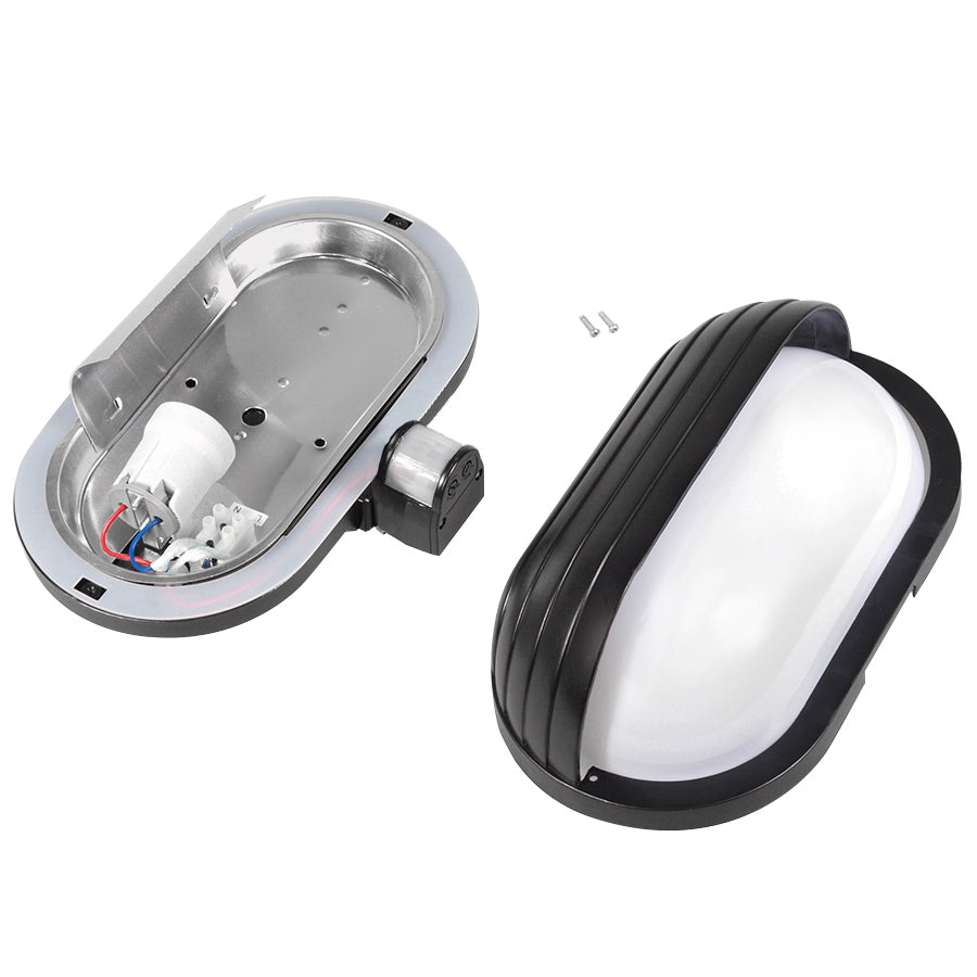 Maclean väggarmatur, med PIR-sensor, max. 60 W, 180°, MCE33B