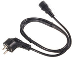 Maclean strömkabel, 3 stift, IEC C13, EU-kontakt, 1,5m, MCTV-691