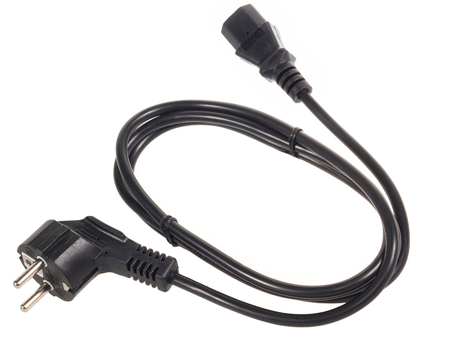 Maclean strömkabel, 3 stift, IEC C13, EU-kontakt, 1,5m, MCTV-691