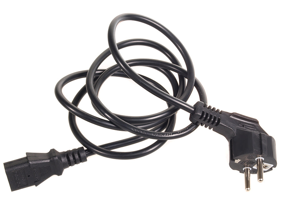 Maclean strömkabel, 3 stift, IEC C13, EU-kontakt, 1,5m, MCTV-691