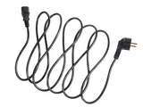 Strömkabel för CPU-kontakt Cee7 / 7 Schuko / C 13 längd 3m Maclean MCTV-692