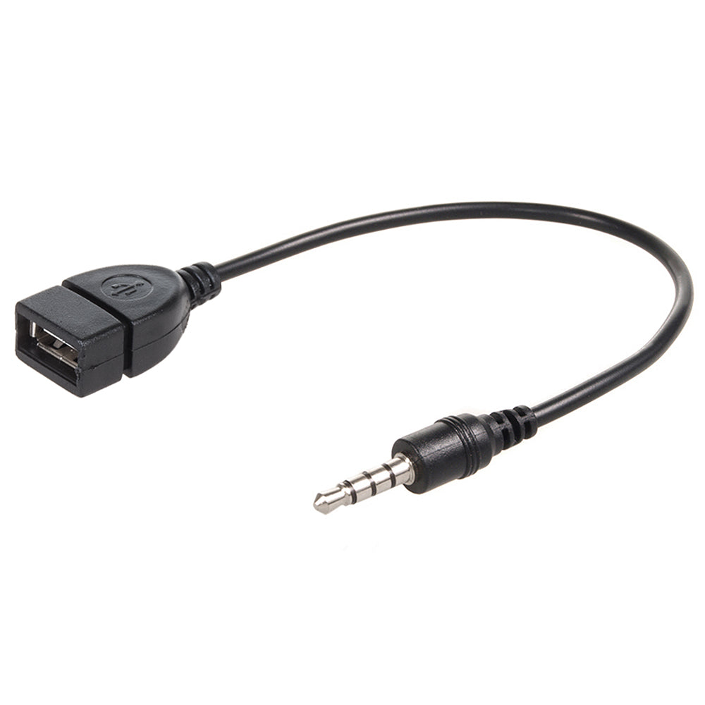 Maclean MCTV-693 Kontaktadapteruttag USB-uttag OTG CABLE WIRE JACK 3.5mm AUX