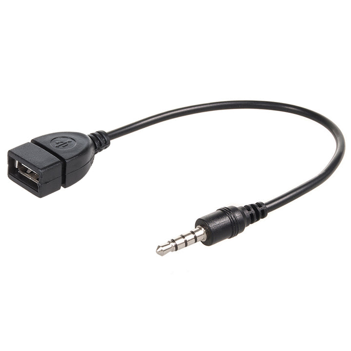 Maclean MCTV-693 Kontaktadapteruttag USB-uttag OTG CABLE WIRE JACK 3.5mm AUX