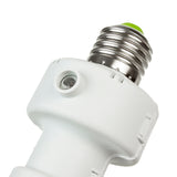 Maclean glödlampshållare, E27, max. 100W, med skymningssensor, timer, vit, MCE21W