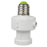 Maclean glödlampshållare, E27, max. 100W, med skymningssensor, timer, vit, MCE21W