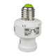 Maclean glödlampshållare, E27, max. 100W, med skymningssensor, timer, vit, MCE21W