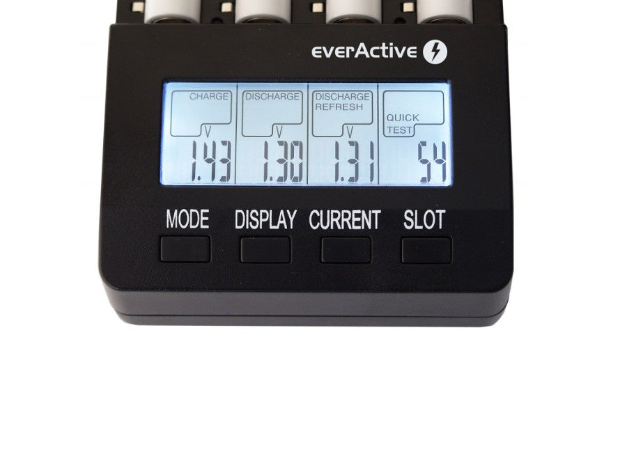 Batteriladdare AAA R03, AA R6, Ni-MH / Ni-CD EverActive NC-3000