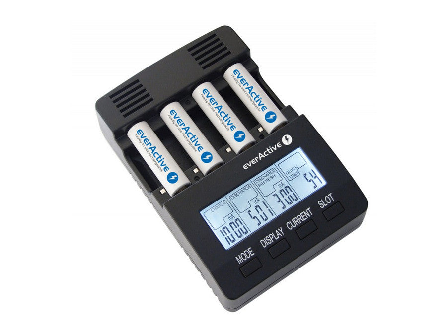 Batteriladdare AAA R03, AA R6, Ni-MH / Ni-CD EverActive NC-3000