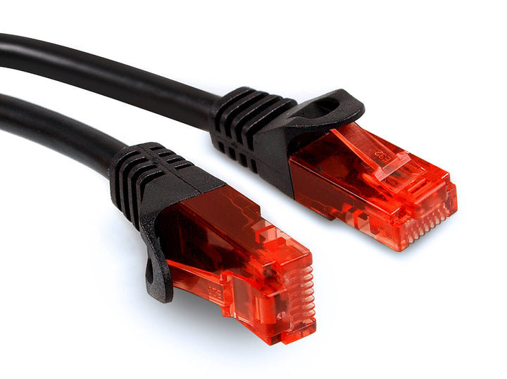 Nätverkskabel Patchkabel UTP Cat.6e 24AWG, 2 x RJ45 hane svart 3 m Maclean MCTV-742