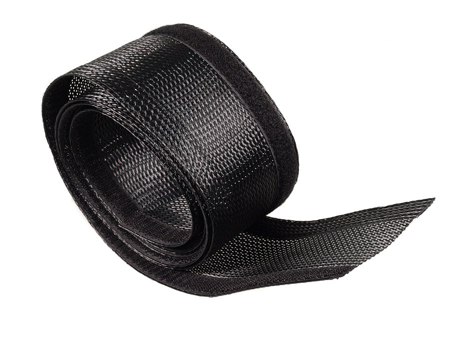 Maclean kabelfördelare, 85 mm, 1,8 m, svart, kardborre, MCTV-675 B