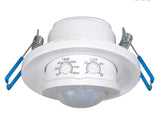 Maclean PIR-rörelsedetektor, infraröd, infälld, räckvidd 6 m, 800W/400W, MCE130