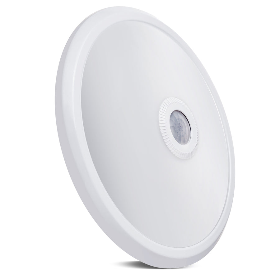 Maclean rörelsesensor LED plafond, PIR-sensor, räckvidd 6m, 12W, neutral vit (4000K), MCE131