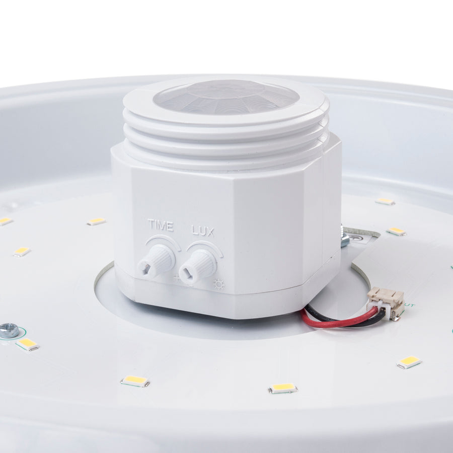 Maclean rörelsesensor LED plafond, PIR-sensor, räckvidd 6m, 12W, neutral vit (4000K), MCE131