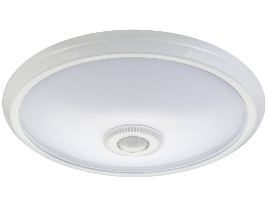 12W LED-taklampa med PIR-rörelsesensor och nödströmförsörjning, 6m räckvidd Maclean Energy MCE131 ACU