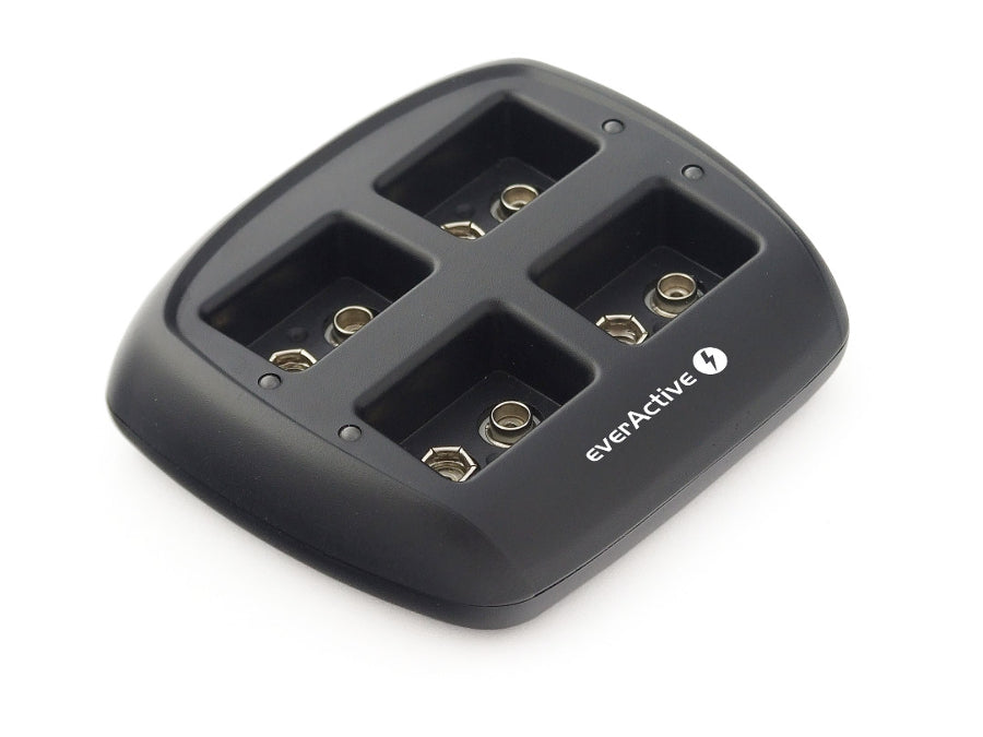 EverActive NC-109 9V bärbar uppladdningsbar batteriladdare