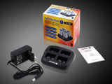 EverActive NC-109 9V bärbar uppladdningsbar batteriladdare