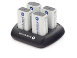 EverActive NC-109 9V bärbar uppladdningsbar batteriladdare