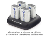 EverActive NC-109 9V bärbar uppladdningsbar batteriladdare