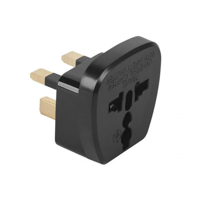Lechpol QZ36 Universal Travel Adapter Plug AU/US/EU till GB/UK Adapter Power Adapter Mains Plug Adapter