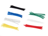 Set med Maclean krympslangar, 7 färger, längd 95mm, bredd, 2mm, 4mm, 6mm, 8mm, 10mm, 12mm, 196 st, MCTV-679