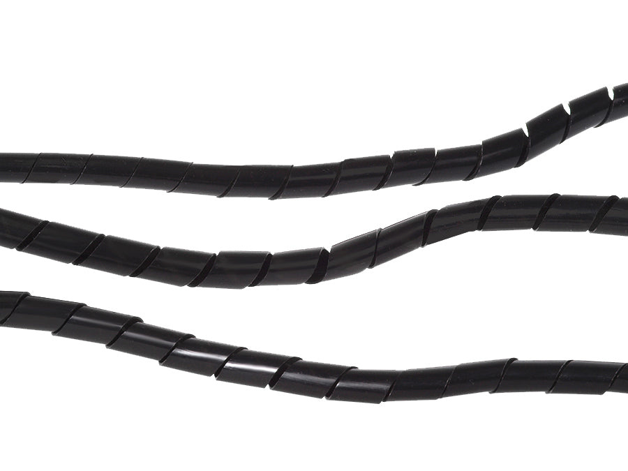 Maclean Kabelskydd, (8,7*10mm), 3m, svart spiral, MCTV-685 B