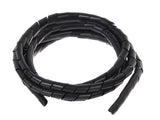 Kabelhylsa (20,4 * 22 mm) 3 m spiral svart Maclean MCTV-687 B.