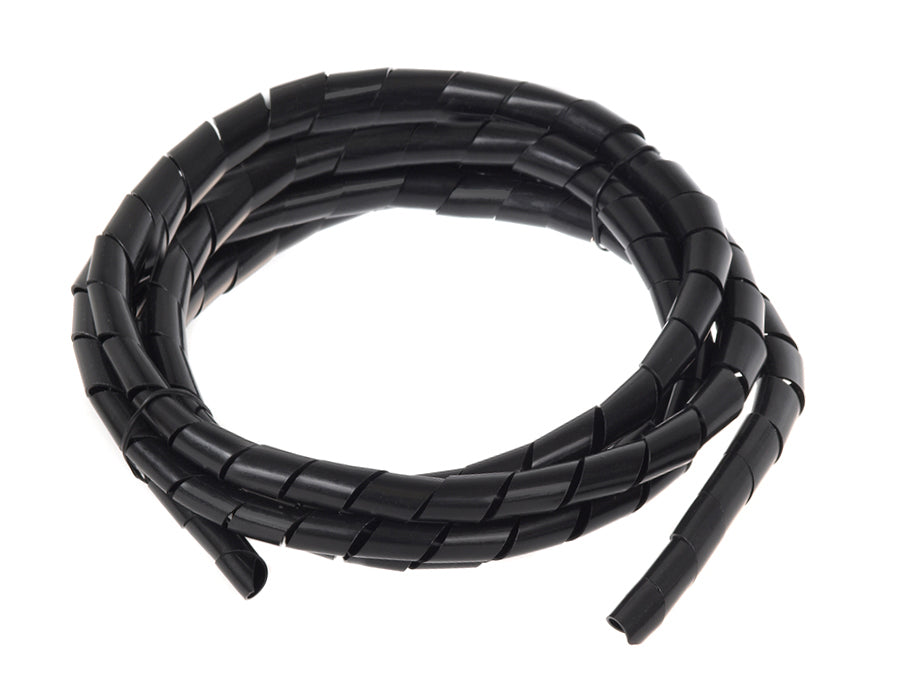 Kabelhylsa (20,4 * 22 mm) 3 m spiral svart Maclean MCTV-687 B.