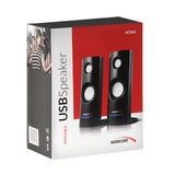 Datorhögtalare 8W USB strömförsörjning Svart Audiocore AC860