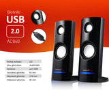 Datorhögtalare 8W USB strömförsörjning Svart Audiocore AC860