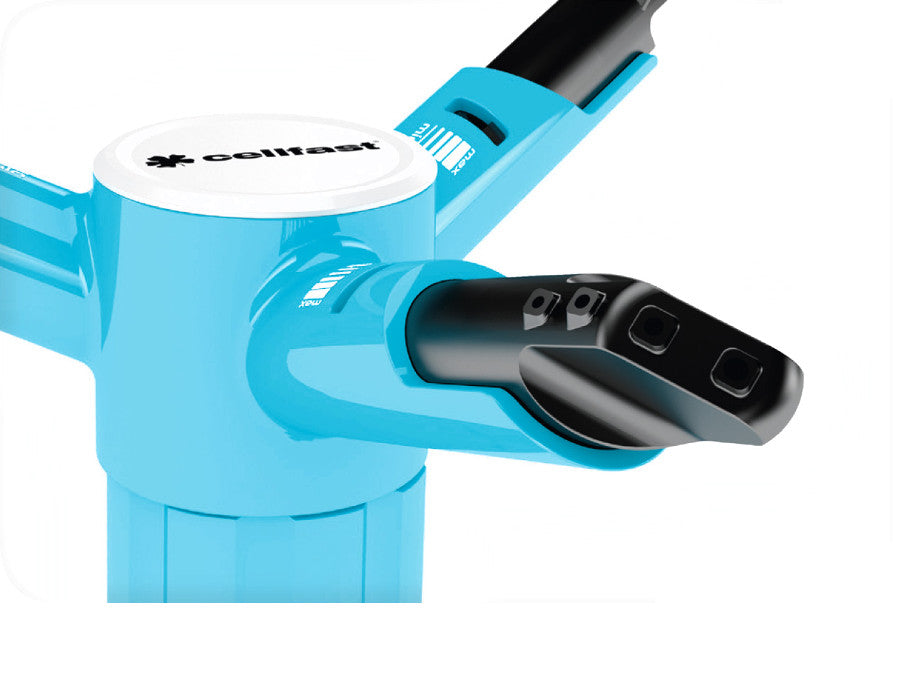 Ergonomisk roterande sprinkler på en spikbas Cellfast Ergo