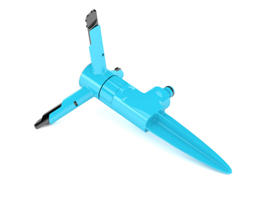 Ergonomisk roterande sprinkler på en spikbas Cellfast Ergo