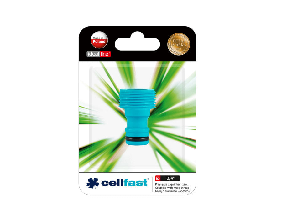 Ideal Line 3/4 "Cellfast hangängad anslutningskoppling