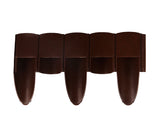 Cellfast trädgårdsstaket, träimitation, frostbeständigt, längd 2,4 m, färg brun, 34-031