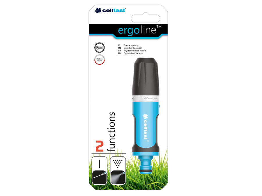 Cellfast Ergoz rak sprinkler med steglös jetreglering